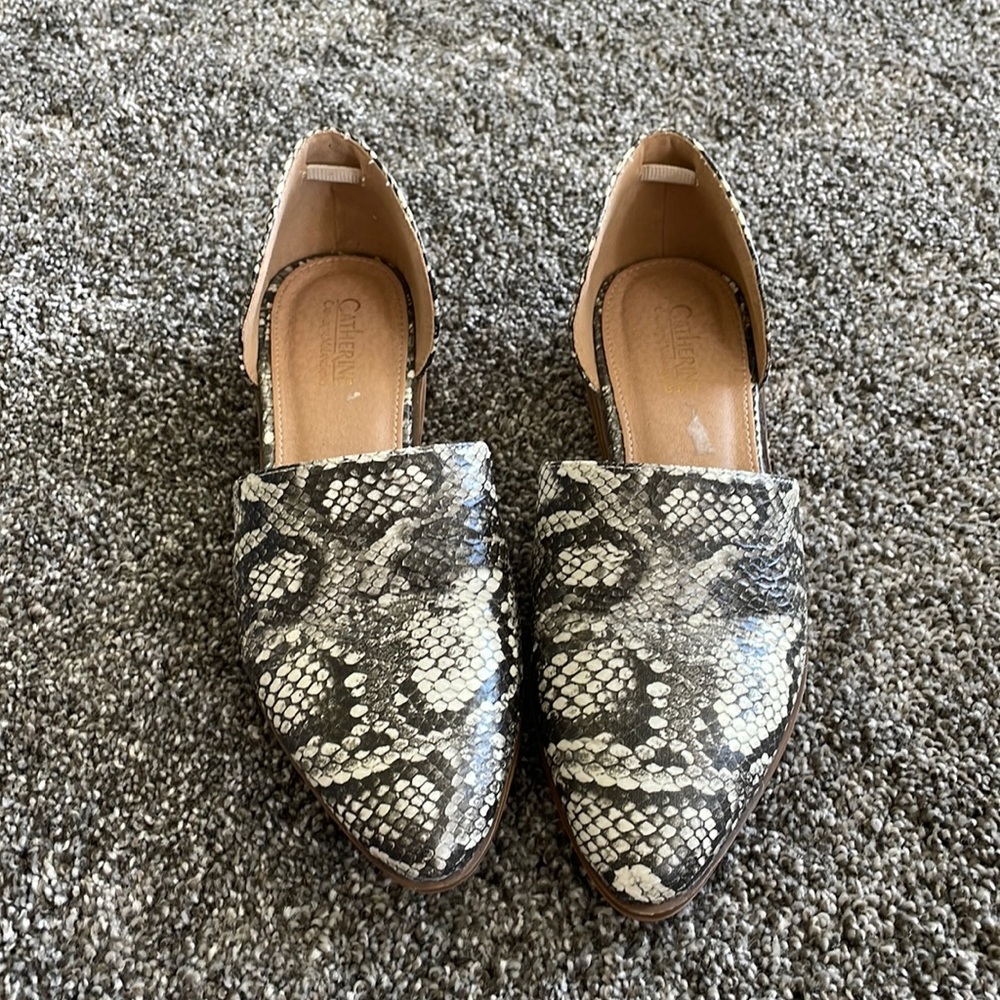 Snake print loafers, Catherine Malandrino